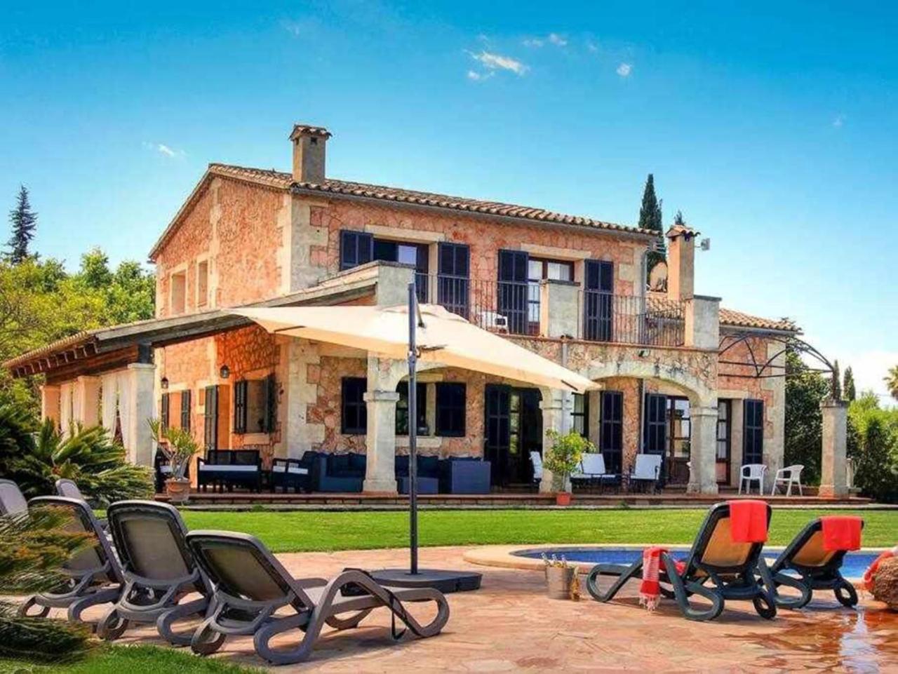 Ciclismo Y Golf Junto A La Playa Finca Son Sant Marti Gran Villa Muro Exterior photo